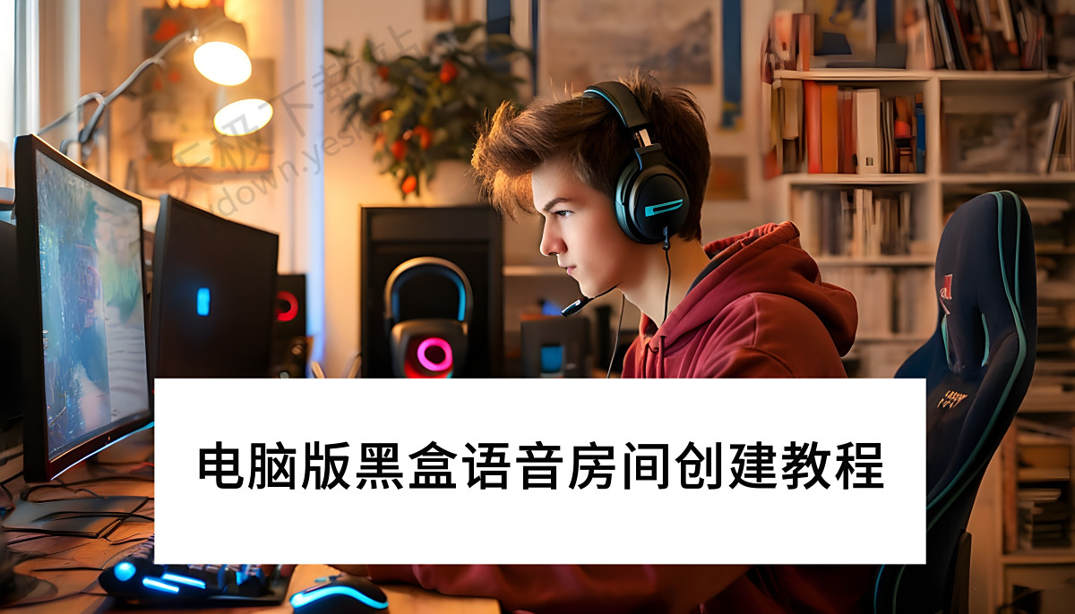 电脑版黑盒语音房间创建图文教程