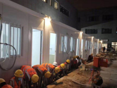 北京协和医院新冠核酸采样方舱项目投入使用,全部使用海信空调!