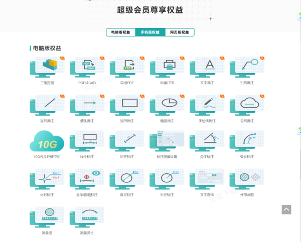 浩辰CAD看图王高级会员与超级会员哪个好_两者最主要差别解析