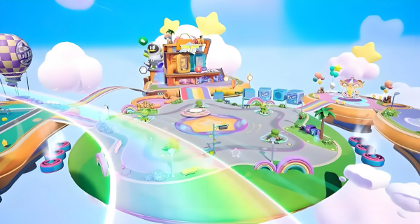 蛋仔派对和元梦之星游戏地图比较_竞速地图生存地图对比