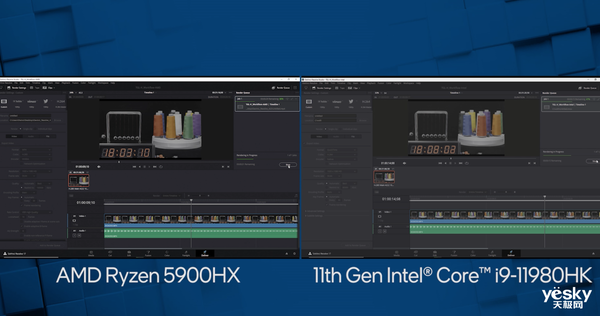 i9-11980HK VS 9 5900HϷԱ Ӣضȳ80%