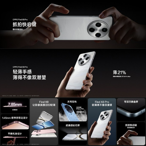 콢֮ѡOPPO Find X8ϵڱ˫