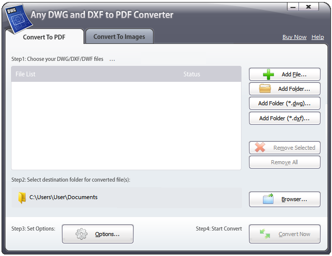 Any DWG and DXF to PDF Converterͼ2