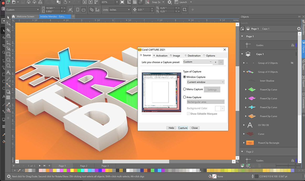 CorelDRAW X8矢量绘图软件截图3