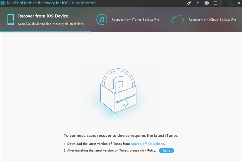 MiniTool Mobile Recovery for iOSͼ1