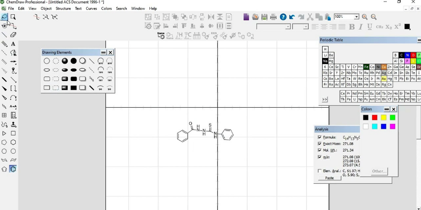ChemDraw截图1